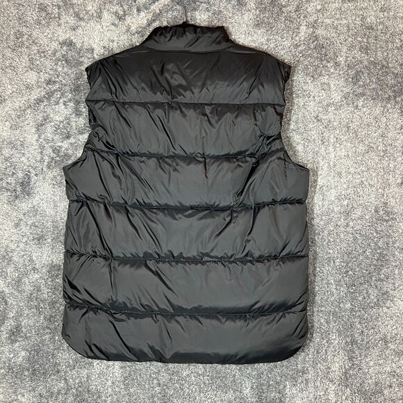 Cabelas Goose Down Puffer Vest Mens Medium Black Outdoor Warm Winter Hunting - Picture 2 of 7